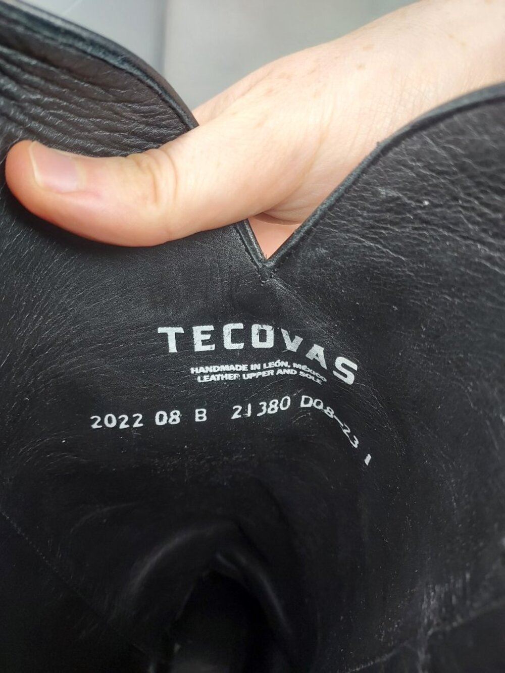 Tecovas WOMENS Black Midnight The Abby Cowboy Tall Boot - Picture 4 of 9